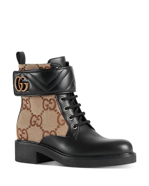 gucci women's aria logo booties|Gucci signoria ankle boots.